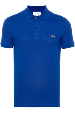 Lacoste Logo-patch cotton polo shirt