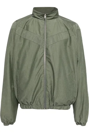 Sunspel Pinstripe cotton-blend jacket