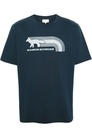 Maison Kitsuné Fox-motif cotton T-shirt