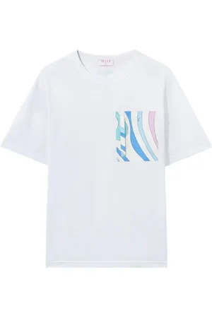 Puccini Marmo-print cotton T-shirt