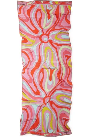 Puccini Marmo-print silk scarf