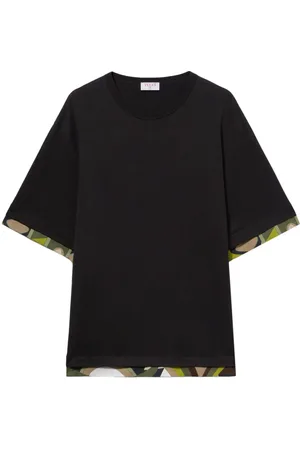 Puccini Iride-print cotton T-shirt