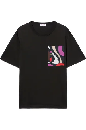 Puccini Marmo-print cotton T-shirt