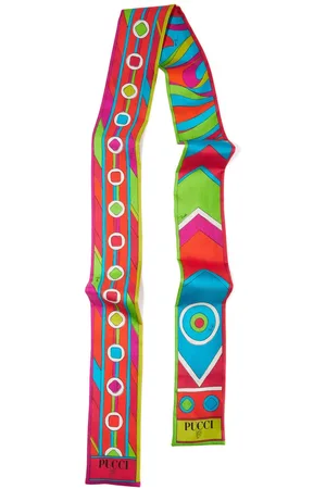 Puccini Vivara-print silk scarf