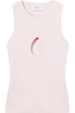 Puccini Ribbed-knit tank top