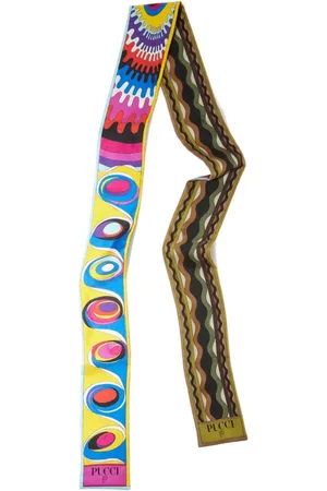Puccini Bersaglio-print silk scarf