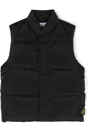 Stone Island Logo-patch padded gilet