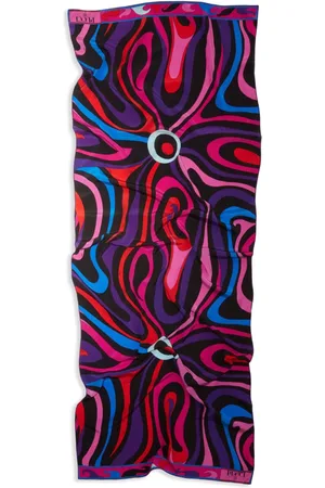 Puccini Marmo-print silk head scarf