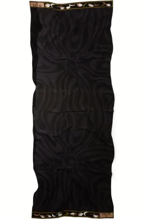Puccini Marmo-print silk scarf