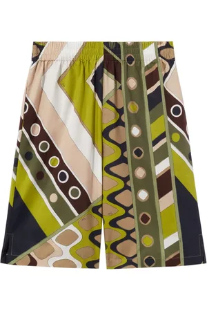 Puccini Vivara-print cotton shorts
