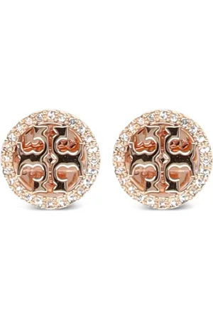 Tory Burch Miller pav?? stud earrings