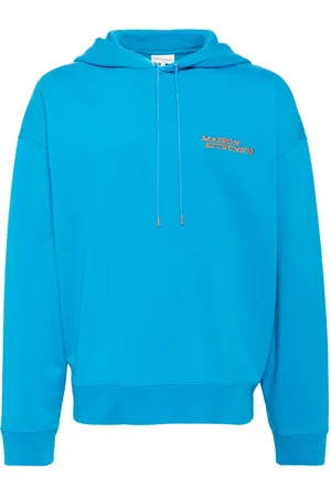 Maison Kitsuné Embroidered-logo cotton hoodie
