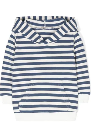 Zhoe & Tobiah Striped hooded sweatshirt