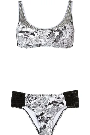 AMIR SLAMA Panelled bikini set