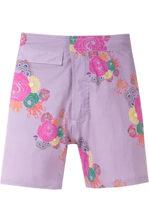 AMIR SLAMA Printed shorts