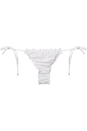 AMIR SLAMA Ruffled trim bikini bottom