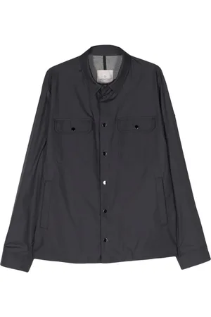 Moncler Piz press-stud shirt jacket