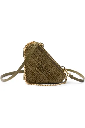 Prada Woven fabric mini-pouch
