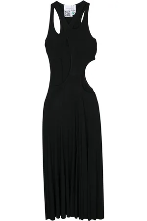 Natasha Zinko Cut-out ribbed maxi dress