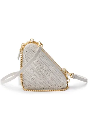 Prada Woven fabric mini-pouch