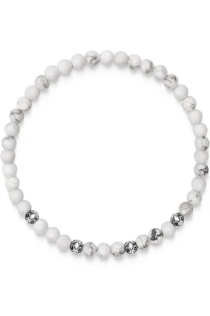 Nialaya Howlite beaded bracelet