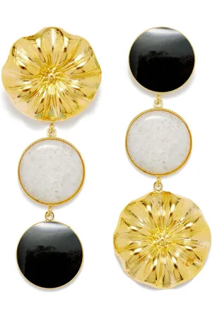 Destree Sonia Daisy double-stone earrings