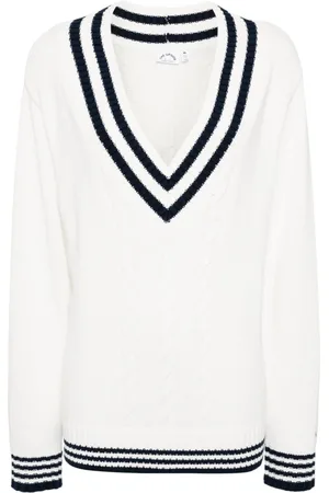 The Upside Louise cable-knit organic cotton sweater