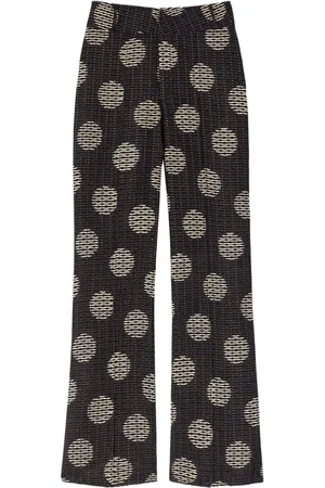 Destree Yoshismart jacquard cropped trousers