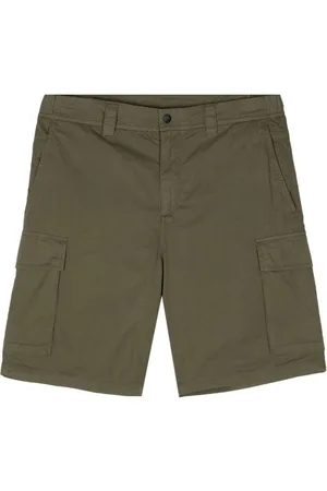 Woolrich Mid-rise cotton cargo shorts