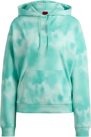 HUGO BOSS Tie-dye cotton terry hoodie
