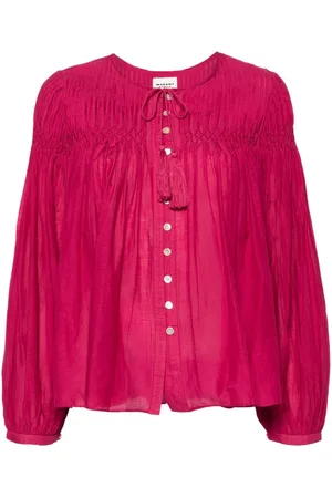 Isabel Marant Abadi pintuck blouse
