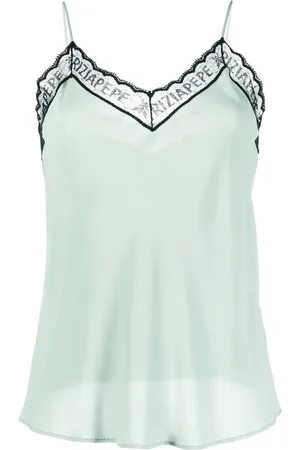 Patrizia Pepe Lace-trim detail top