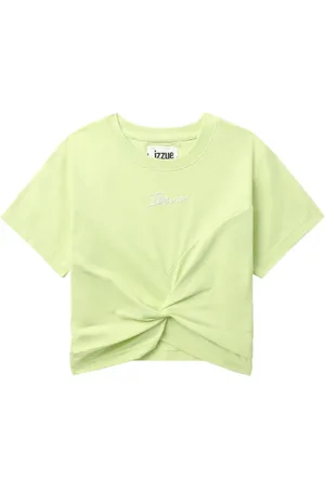 Izzue Twist-detail cotton T-shirt