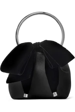 Jimmy Choo Bon Bon bow-detail satin bag