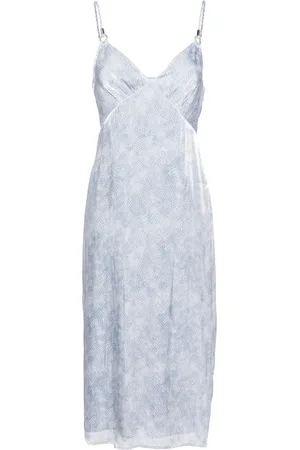 Michael Kors Floral-print slip midi dress