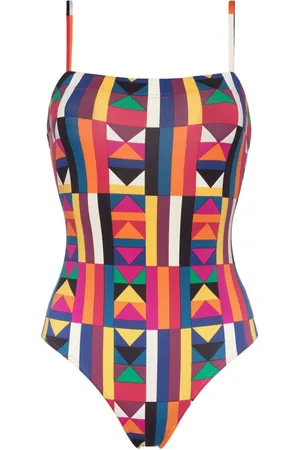 ERES Colors geometric-print swimsuit