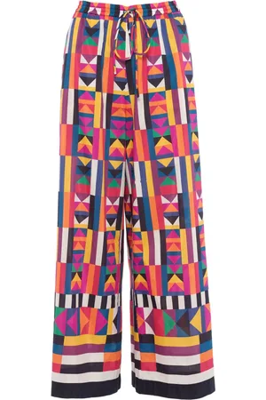 ERES Pluriel geometric-print palazzo pants