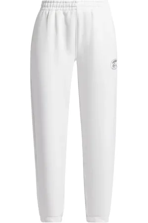 Lacoste Elasticated-waist organic cotton track pants