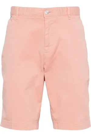 HUGO BOSS Logo-patch cotton-blend shorts
