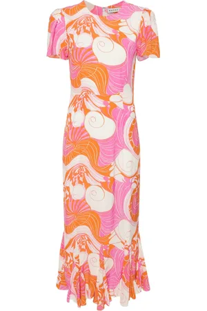 Rhode Lulani printed midi dress