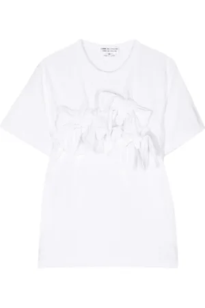 Comme des Garçons Ruffle-panel jersey T-shirt