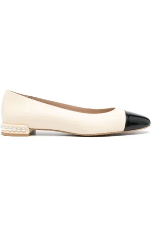 Stuart Weitzman Pearl Flat leather ballerina shoes