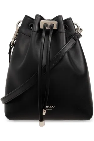 Jimmy Choo Mini Cinch leather bucket bag