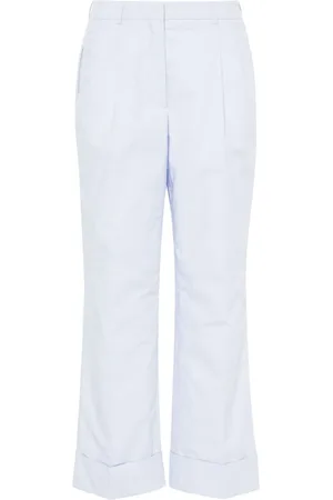 OFFICINE GENERALE Willow high-waist straight trousers