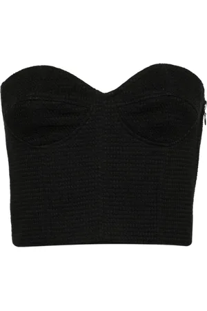 FORTE FORTE Sweetheart cropped top