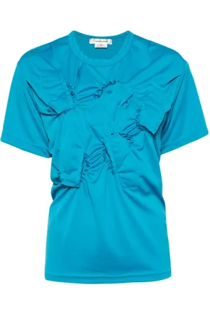 Comme des Garçons Ruched-detail T-shirt