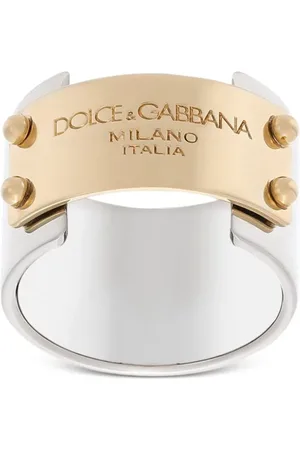 Dolce & Gabbana Logo-plaque band ring