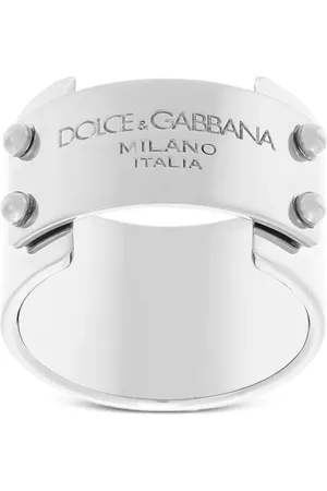 Dolce & Gabbana Logo-plaque band ring