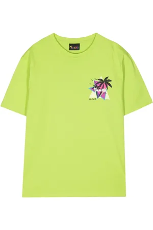 MAUNA KEA Sunset Palms cotton T-shirt