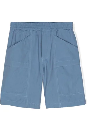Moncler Logo-appliqqué cotton shorts